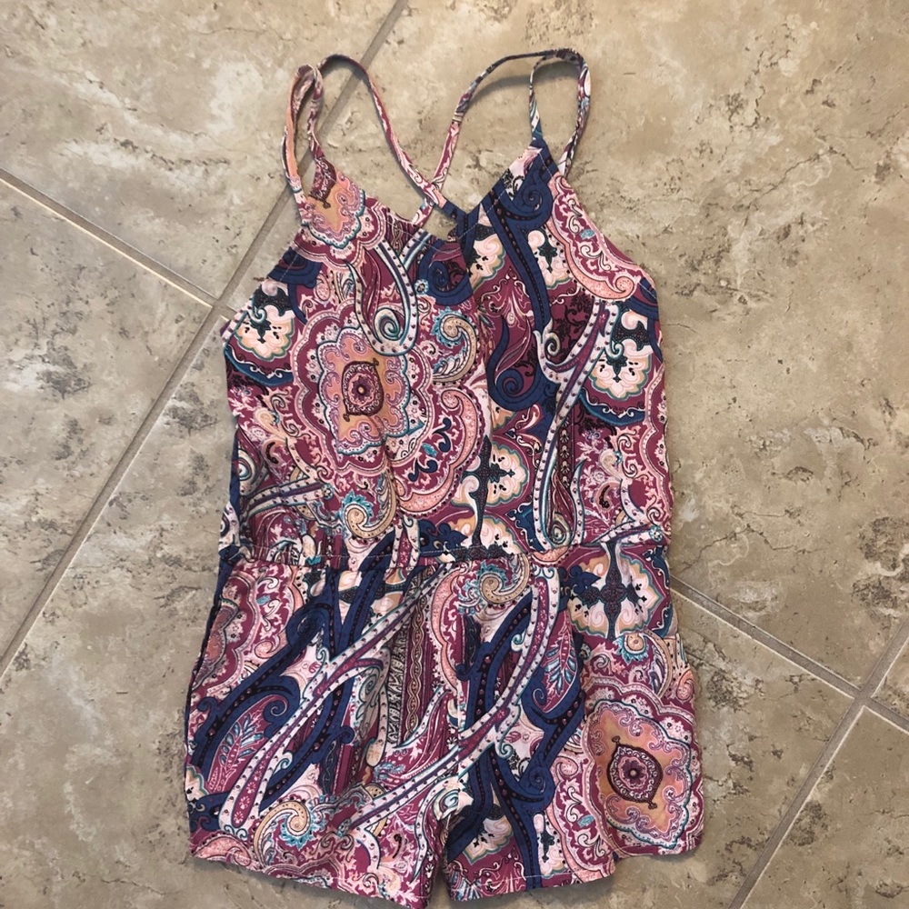 Bailey’s Blossom girls romper